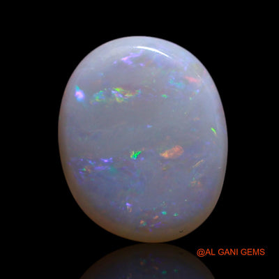 1.50 Cts Unheated Australian Fire Opal Loose Gemstone Oval Cabochon Natural 9x7x4 mm AG-126