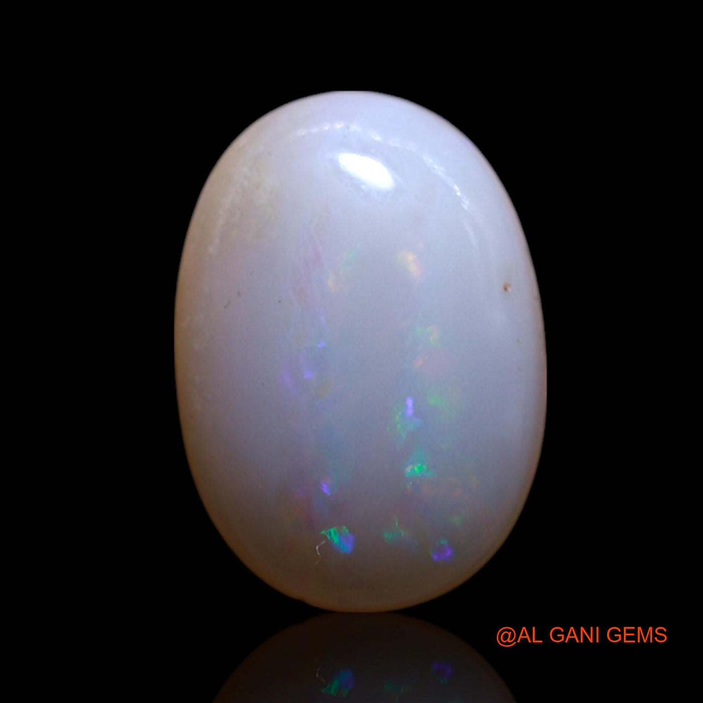 Natural Fire Opal Gemstone 1.00 Cts Loose Oval Cabochon From Australia 10x7x2 mm AG-127