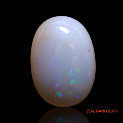 Natural Fire Opal Gemstone 1.00 Cts Loose Oval Cabochon From Australia 10x7x2 mm AG-127