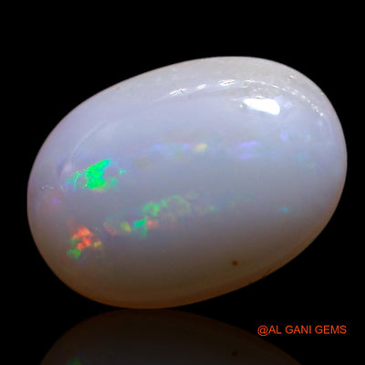 Natural Fire Opal Gemstone 1.00 Cts Loose Oval Cabochon From Australia 10x7x2 mm AG-127