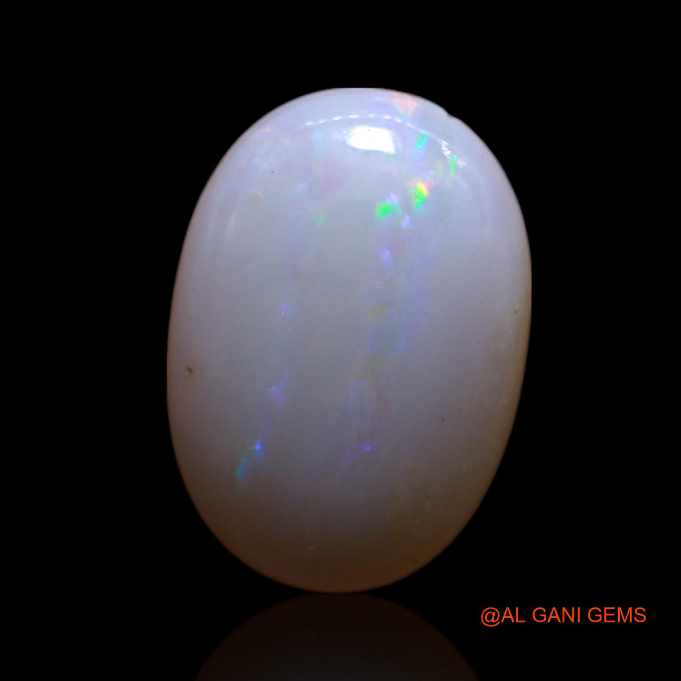 Natural Fire Opal Gemstone 1.00 Cts Loose Oval Cabochon From Australia 10x7x2 mm AG-127