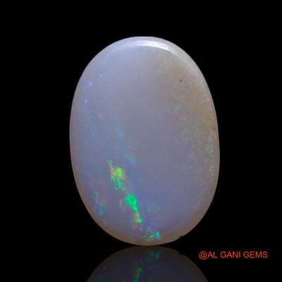 Natural Fire Opal Gemstone 1.00 Cts Loose Oval Cabochon From Australia 10x7x2 mm AG-127