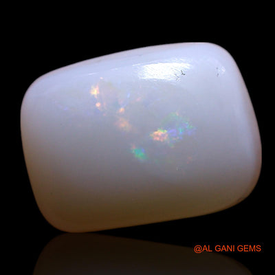 Natural Untreated Fire Opal Loose Gemstone Oval Cabochon From Australia 2.00 Cts 10x7x3 mm AG-128