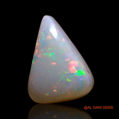 Natural Untreated Fire Opal Loose Gemstone Pear Cabochon From Australia 1.50 Cts 10x7x4 mm AG-129