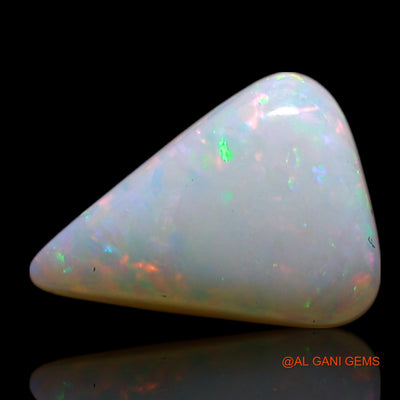 Natural Untreated Fire Opal Loose Gemstone Pear Cabochon From Australia 1.50 Cts 10x7x4 mm AG-129