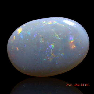 1.50 Cts Natural Australian Fire Opal Loose Gemstone Oval Cabochon 12x8x2 mm AG-12