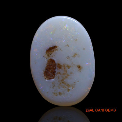 1.50 Cts Natural Australian Fire Opal Loose Gemstone Oval Cabochon 12x8x2 mm AG-12