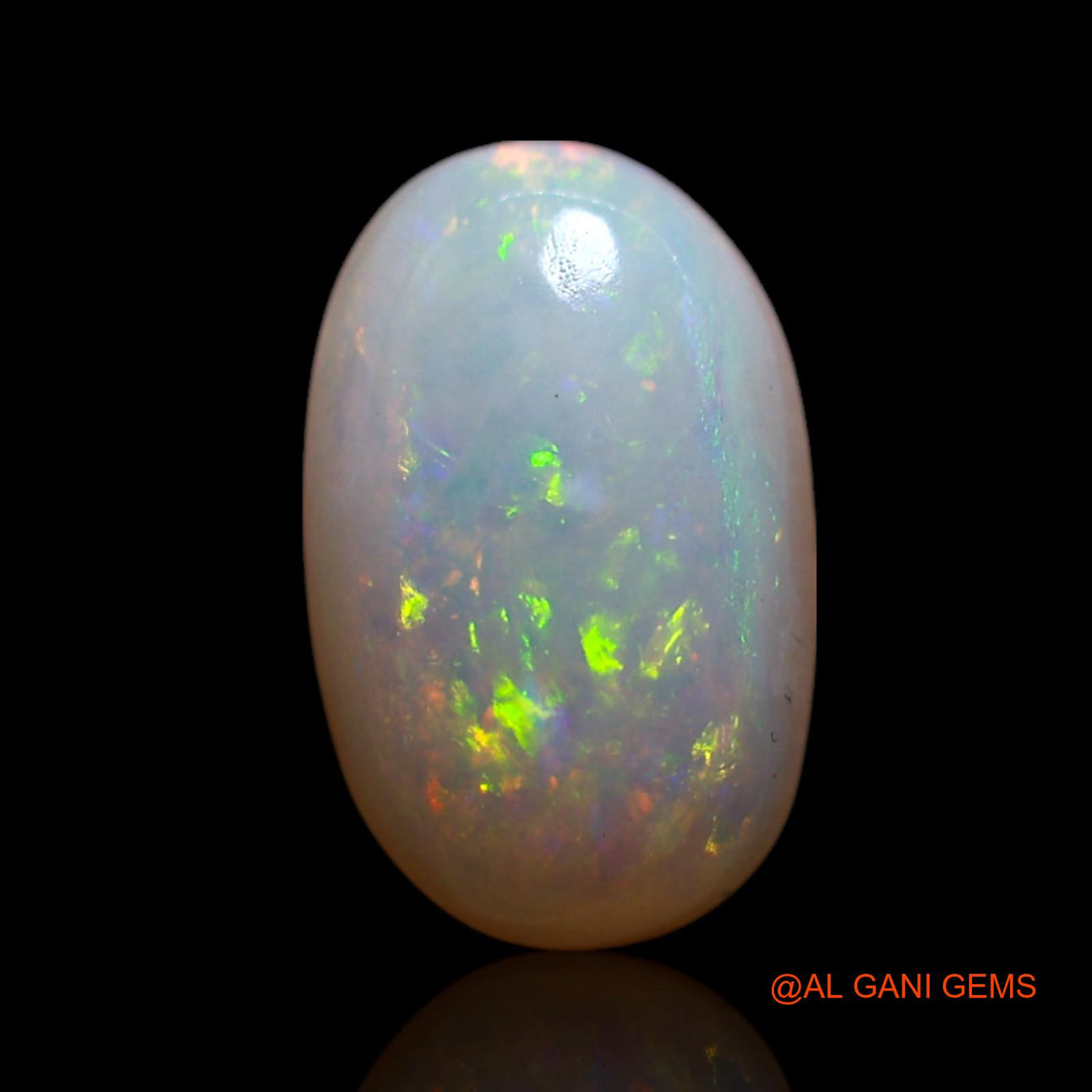 1.50 Cts Natural Australian Fire Opal Loose Gemstone Oval Cabochon 10x6x3 mm AG-130