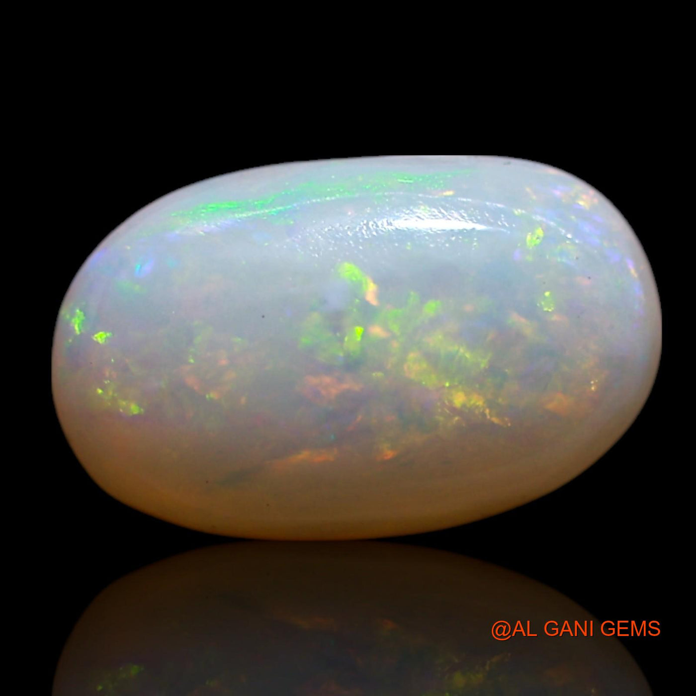 1.50 Cts Natural Australian Fire Opal Loose Gemstone Oval Cabochon 10x6x3 mm AG-130