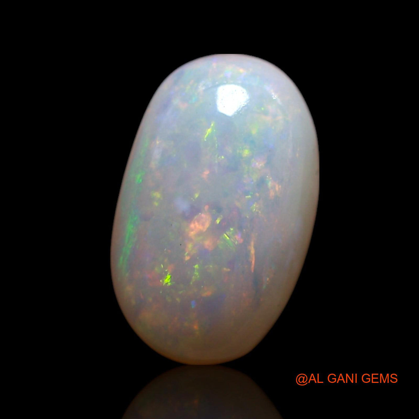 1.50 Cts Natural Australian Fire Opal Loose Gemstone Oval Cabochon 10x6x3 mm AG-130
