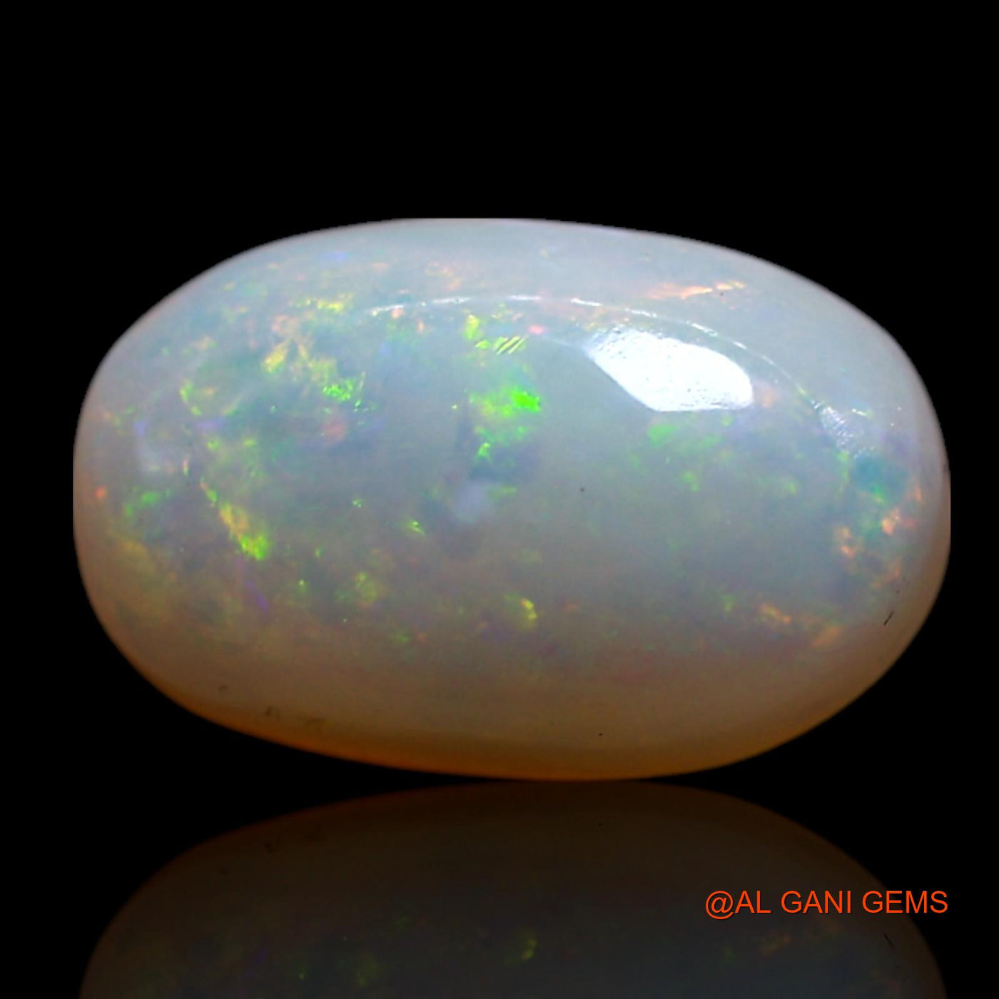 1.50 Cts Natural Australian Fire Opal Loose Gemstone Oval Cabochon 10x6x3 mm AG-130