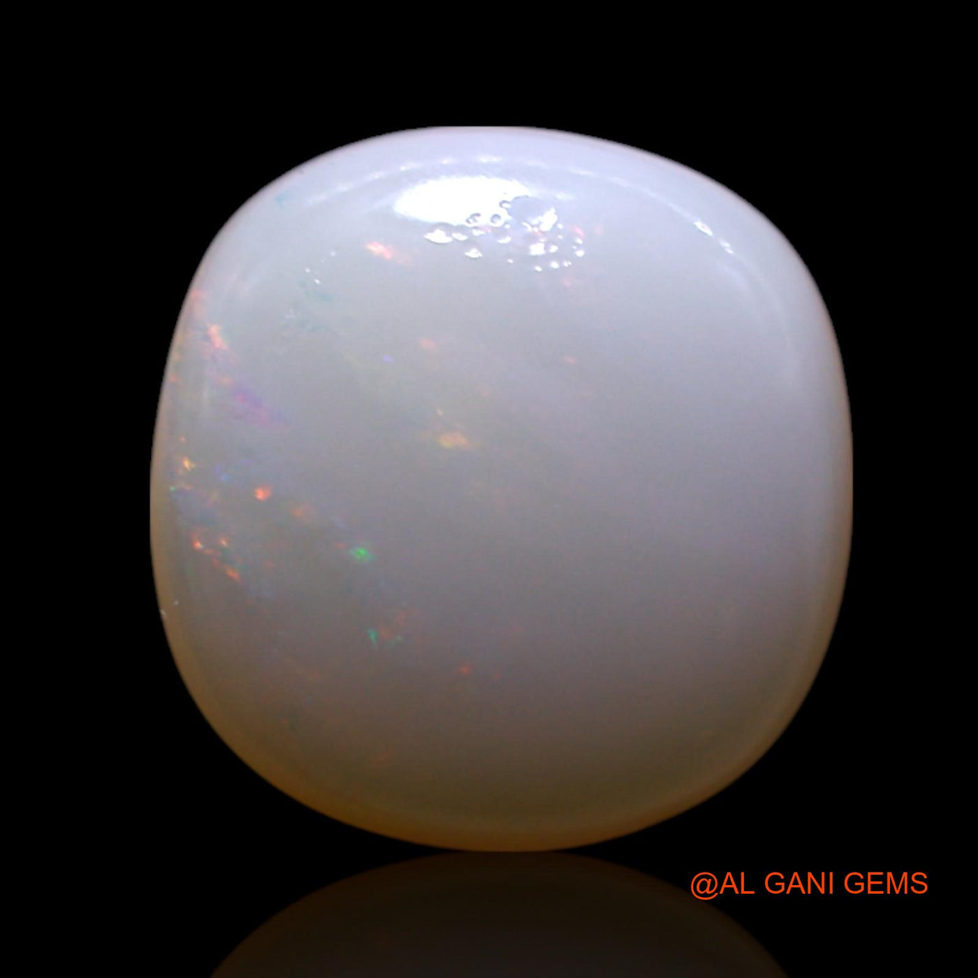 2.00 Cts Natural Australian Fire Opal Loose Gemstone Oval Cabochon 9x9x3 mm AG-131