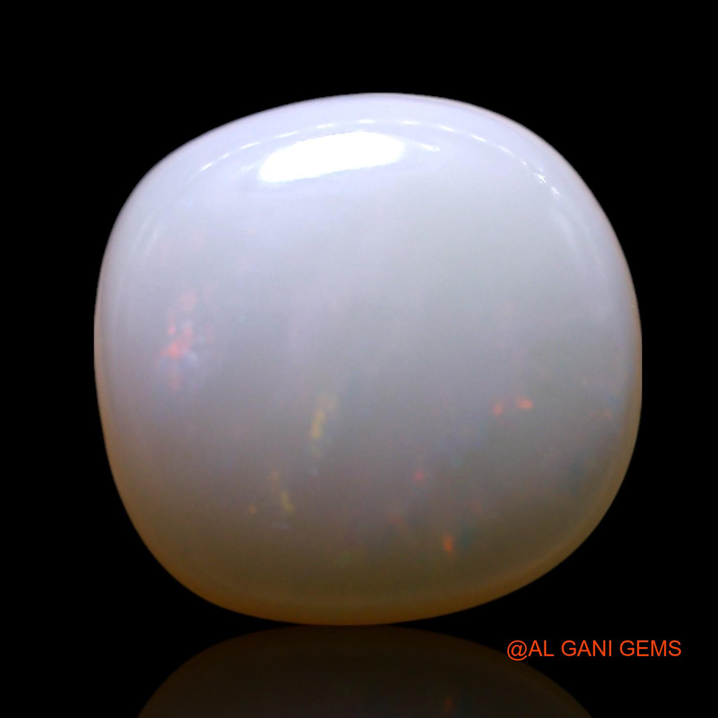 2.00 Cts Natural Australian Fire Opal Loose Gemstone Oval Cabochon 9x9x3 mm AG-131