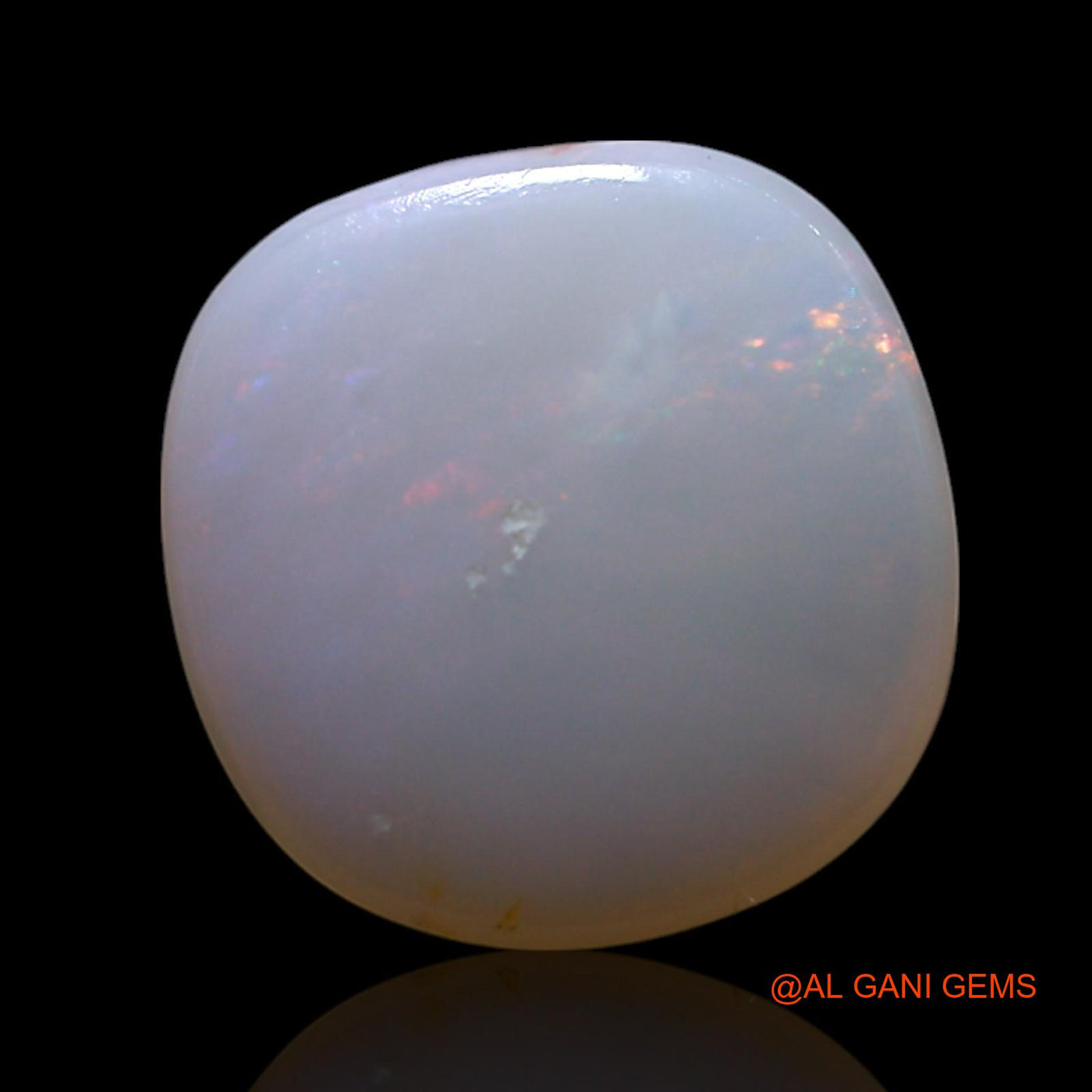 2.00 Cts Natural Australian Fire Opal Loose Gemstone Oval Cabochon 9x9x3 mm AG-131