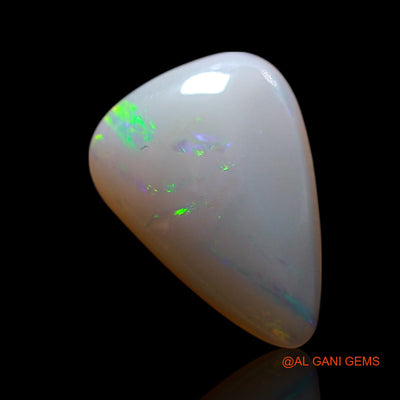 1.00 Cts Natural Australian Fire Opal Loose Gemstone Pear Cabochon 11x7x3 mm AG-132