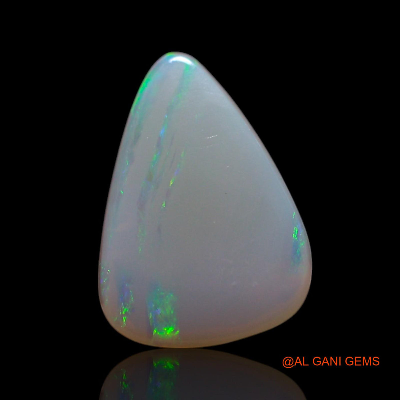 1.00 Cts Natural Australian Fire Opal Loose Gemstone Pear Cabochon 11x7x3 mm AG-132