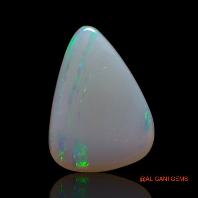 1.00 Cts Natural Australian Fire Opal Loose Gemstone Pear Cabochon 11x7x3 mm AG-132