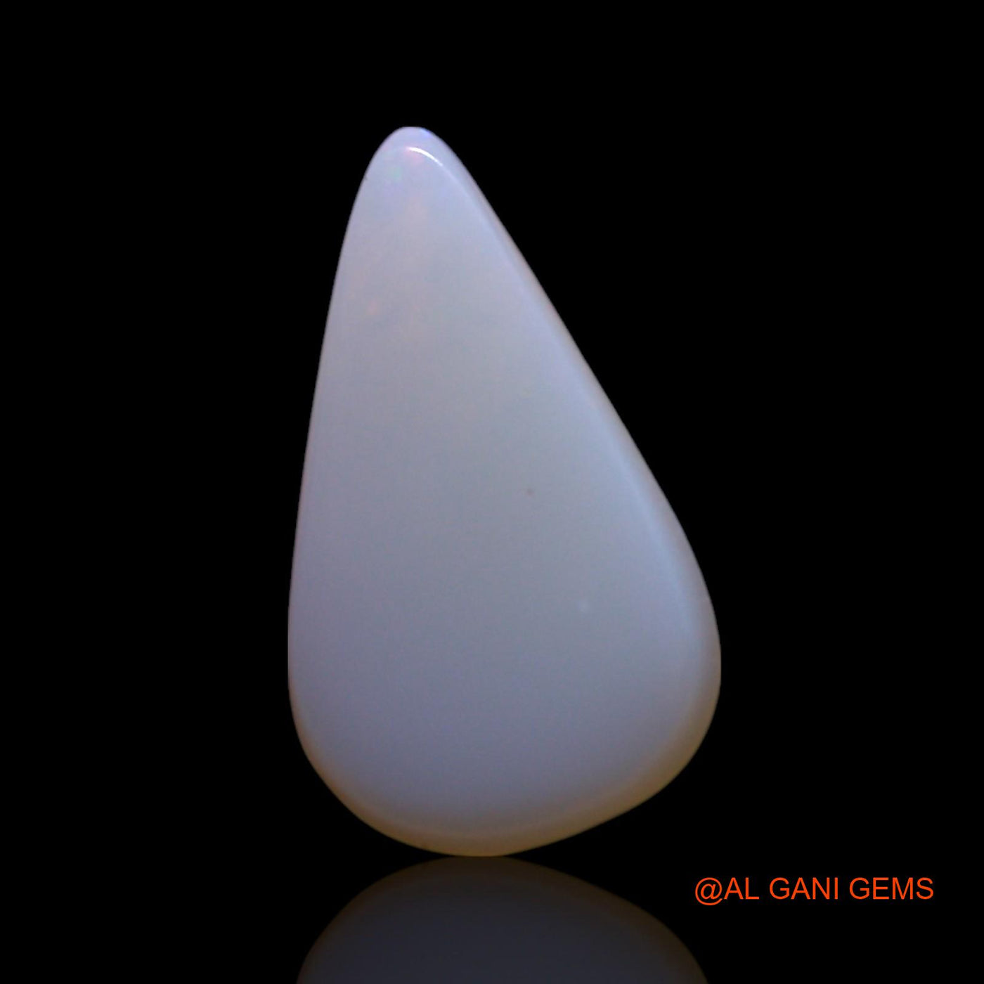 0.90 Cts Natural Australian Fire Opal Loose Gemstone Pear Cabochon 11x6x1 mm AG-133