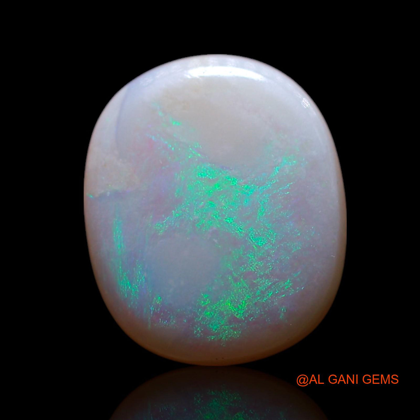 1.50 Cts Natural Australian Fire Opal Oval Cabochon Loose Gemstone For Jewelry 10x8x2 mm AG-134