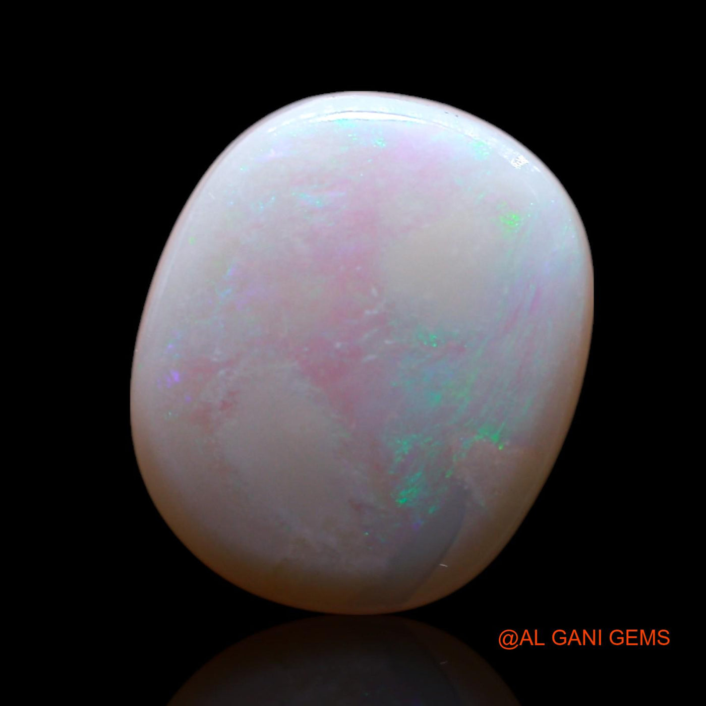1.50 Cts Natural Australian Fire Opal Oval Cabochon Loose Gemstone For Jewelry 10x8x2 mm AG-134