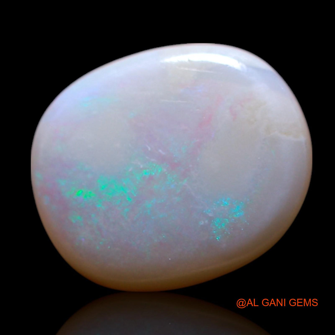 1.50 Cts Natural Australian Fire Opal Oval Cabochon Loose Gemstone For Jewelry 10x8x2 mm AG-134