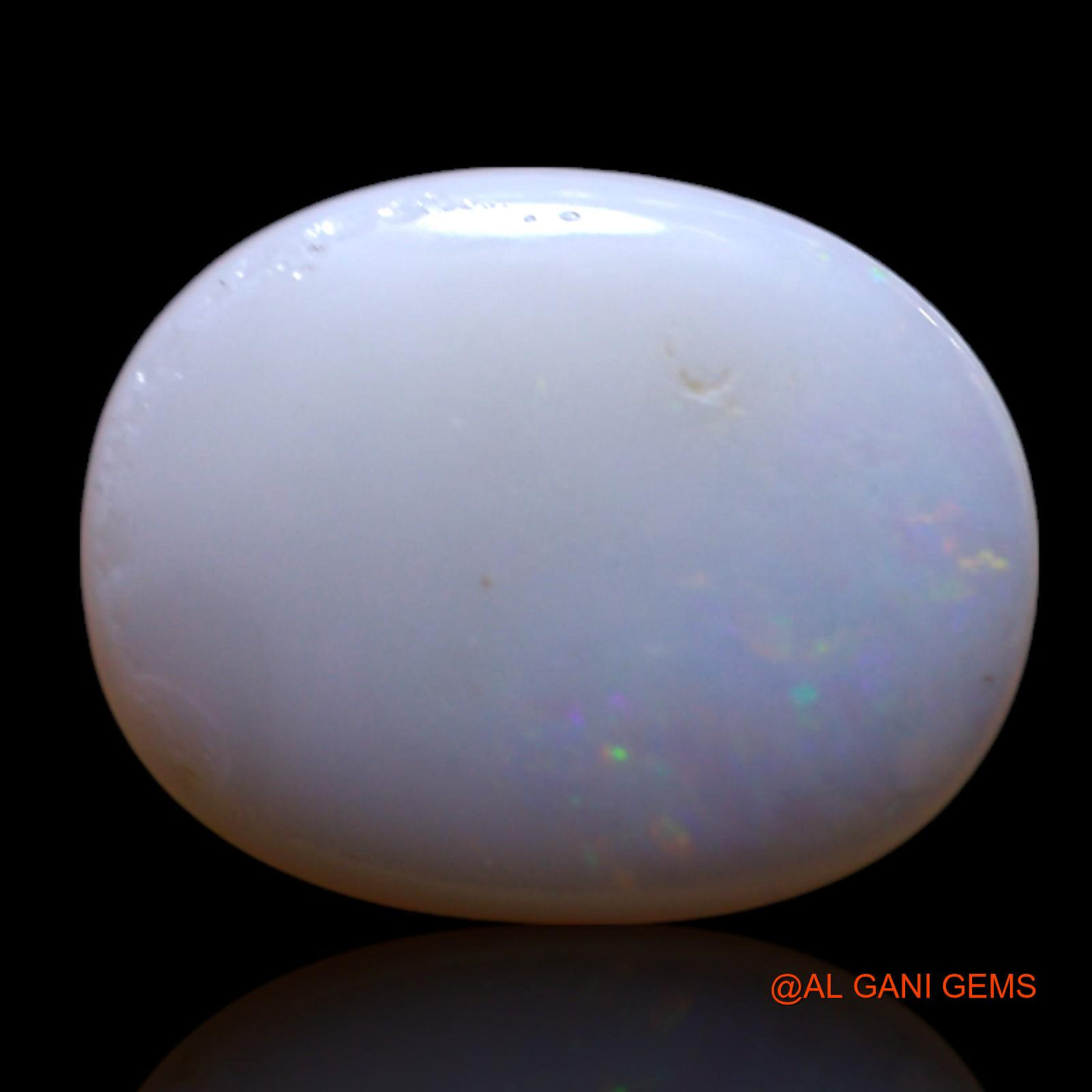 1.00 Cts Natural Australian Fire Opal Oval Cabochon Loose Gemstone For Jewelry 10x8x2 mm AG-135