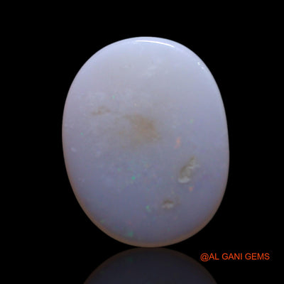 1.00 Cts Natural Australian Fire Opal Oval Cabochon Loose Gemstone For Jewelry 10x8x2 mm AG-135