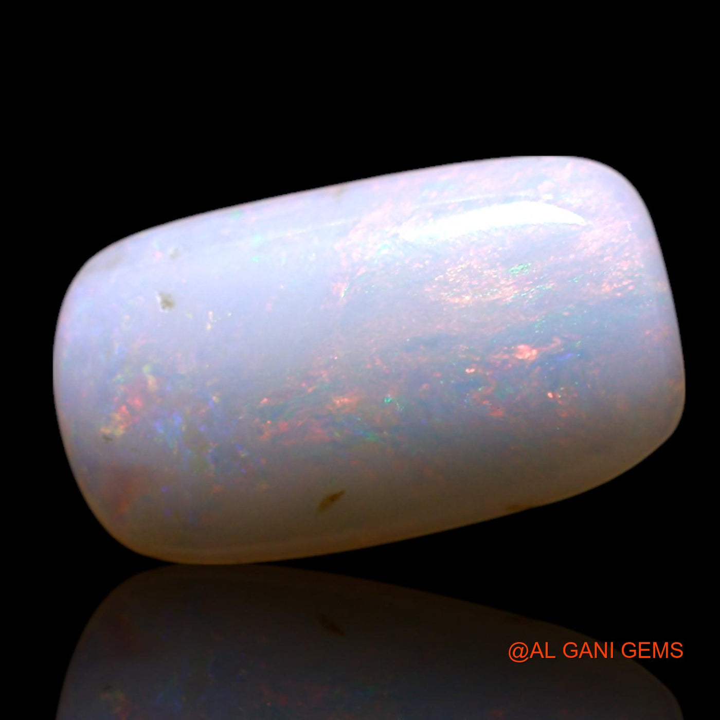 Natural Fire Opal Gemstone 1.00 Cts Loose Square Cabochon From Australia 11x6x2 mm AG-137