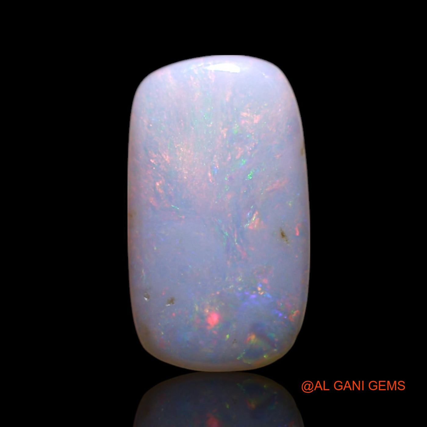 Natural Fire Opal Gemstone 1.00 Cts Loose Square Cabochon From Australia 11x6x2 mm AG-137