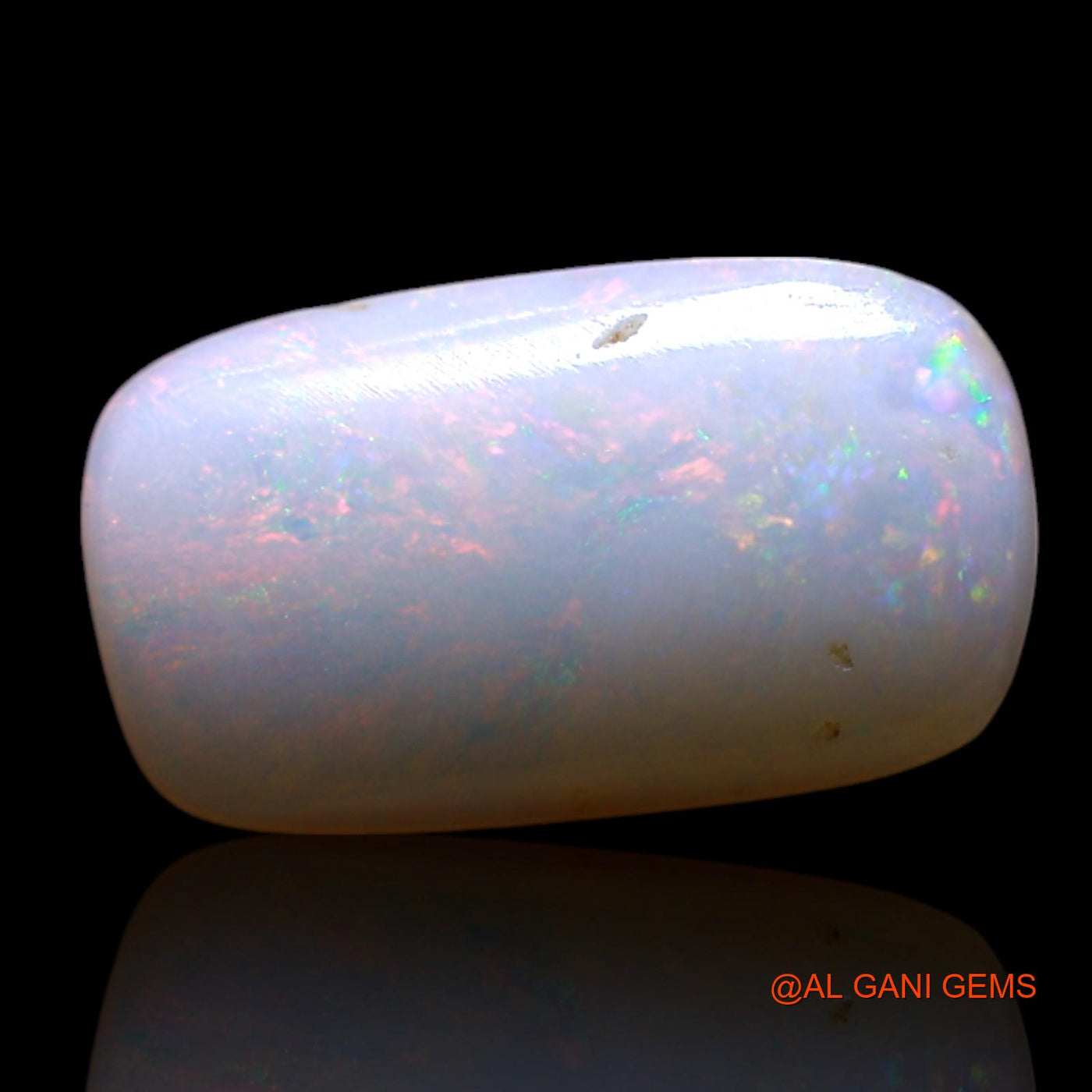 Natural Fire Opal Gemstone 1.00 Cts Loose Square Cabochon From Australia 11x6x2 mm AG-137