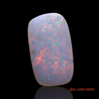 Natural Fire Opal Gemstone 1.00 Cts Loose Square Cabochon From Australia 11x6x2 mm AG-137