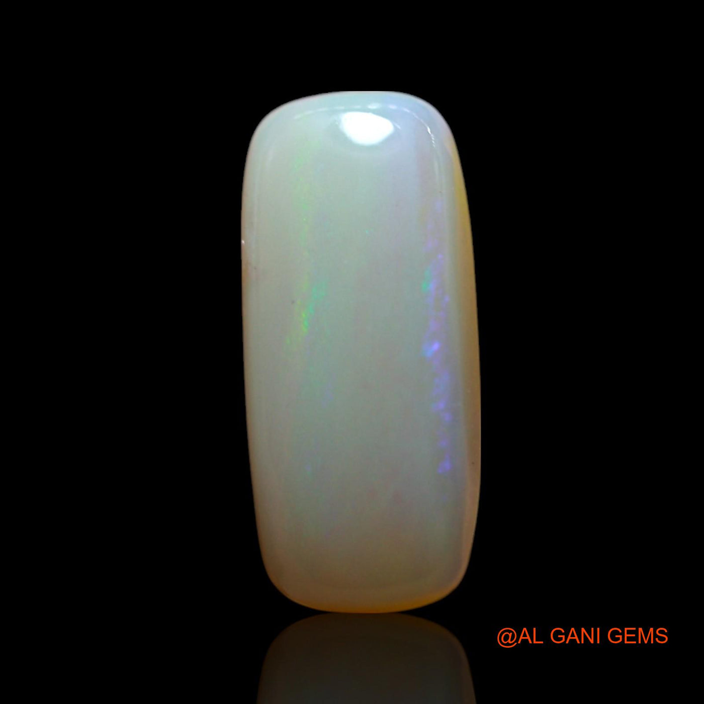 Natural Untreated Fire Opal Loose Gemstone Fancy Cabochon From Australia 1.00 Cts 12x5x2 mm AG-138
