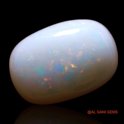 Natural Untreated Fire Opal Loose Gemstone Oval Cabochon From Australia 2.00 Cts 10x7x3 mm AG-139