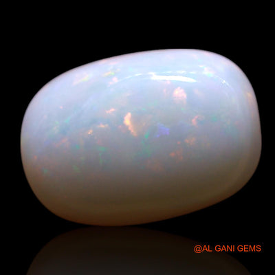 Natural Untreated Fire Opal Loose Gemstone Oval Cabochon From Australia 2.00 Cts 10x7x3 mm AG-139
