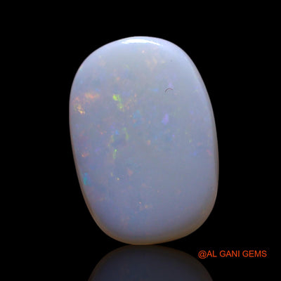 Natural Untreated Fire Opal Loose Gemstone Oval Cabochon From Australia 2.00 Cts 10x7x3 mm AG-139