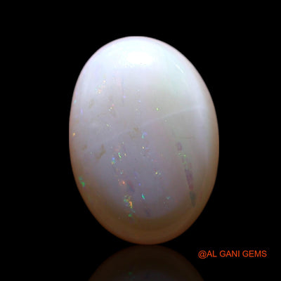 1.40 Cts Natural Australian Fire Opal Loose Gemstone Oval Cabochon 10x7x3 mm AG-140