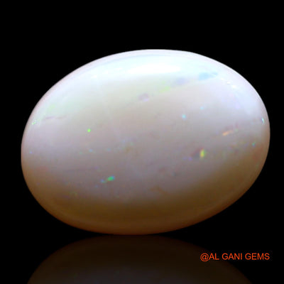 1.40 Cts Natural Australian Fire Opal Loose Gemstone Oval Cabochon 10x7x3 mm AG-140