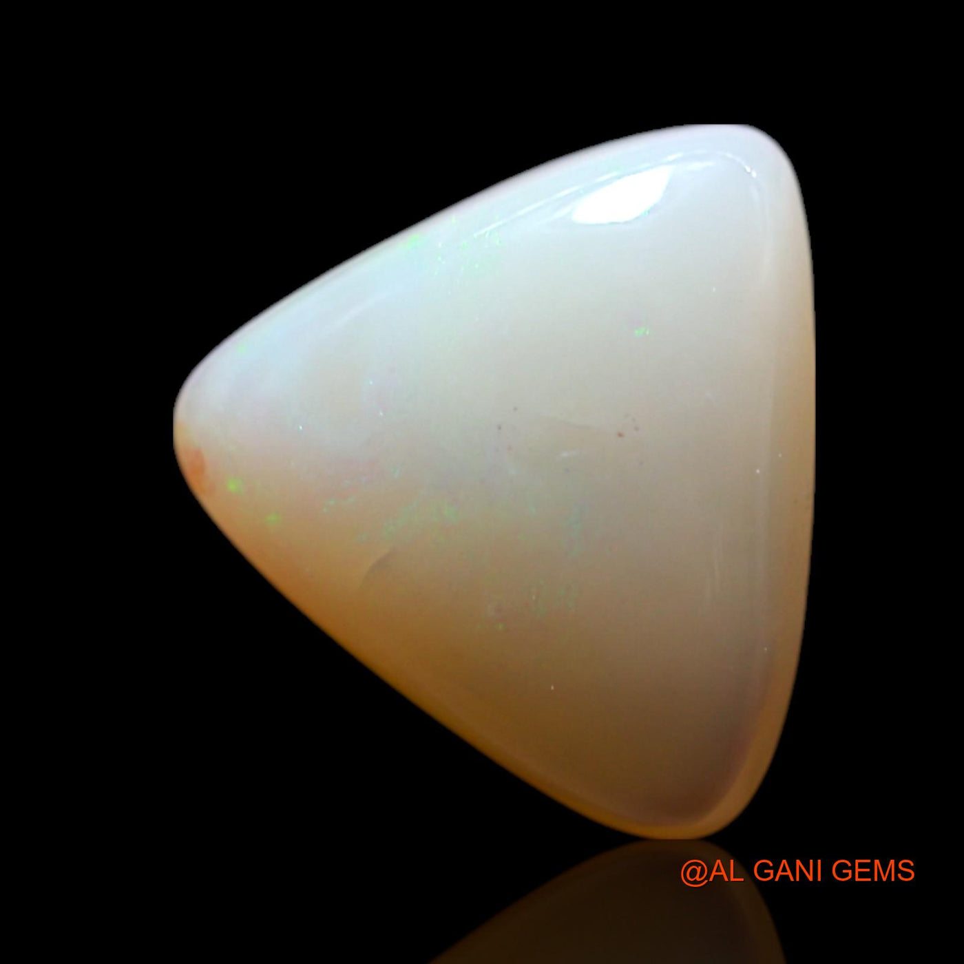 1.50 Cts Natural Australian Fire Opal Loose Gemstone Trillion Cabochon 9x9x3 mm AG-142