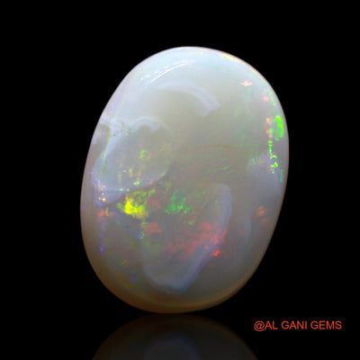 1.40 Cts Natural Australian Fire Opal Loose Gemstone Oval Cabochon 10x7x2 mm AG-143