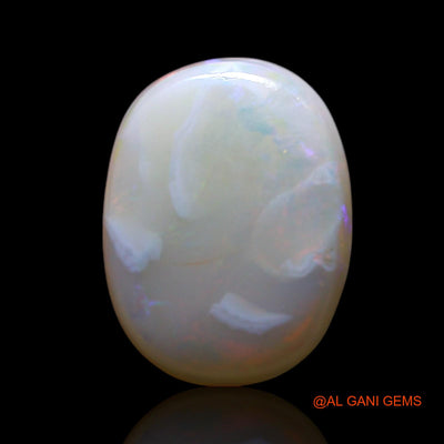1.40 Cts Natural Australian Fire Opal Loose Gemstone Oval Cabochon 10x7x2 mm AG-143