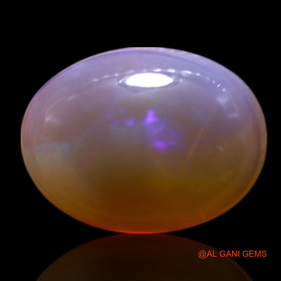 2.00 Cts Unheated Australian Fire Opal Loose Gemstone Oval Cabochon Natural 10x7x4 mm AG-144