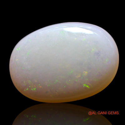 Natural Untreated Fire Opal Loose Gemstone Oval Cabochon From Australia 1.00 Cts 10x7x2 mm AG-145
