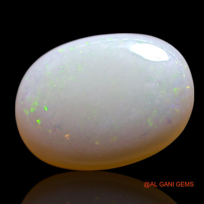Natural Untreated Fire Opal Loose Gemstone Oval Cabochon From Australia 1.00 Cts 10x7x2 mm AG-145