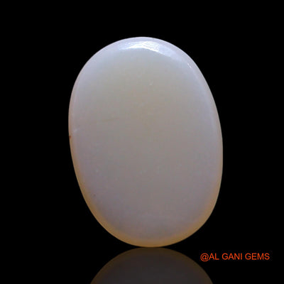 Natural Untreated Fire Opal Loose Gemstone Oval Cabochon From Australia 1.00 Cts 10x7x2 mm AG-145