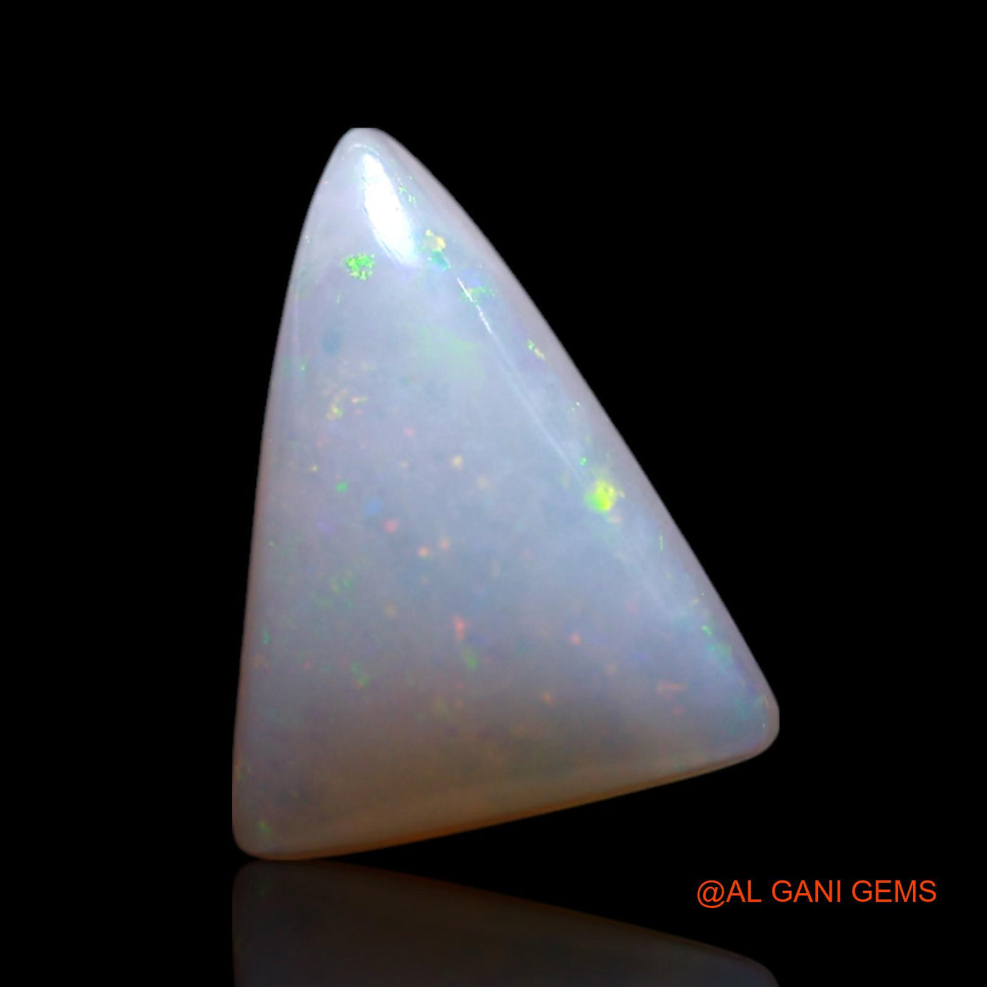 1.00 Cts Natural Australian Fire Opal Loose Gemstone Trillion Cabochon 9x7x3 mm AG-149
