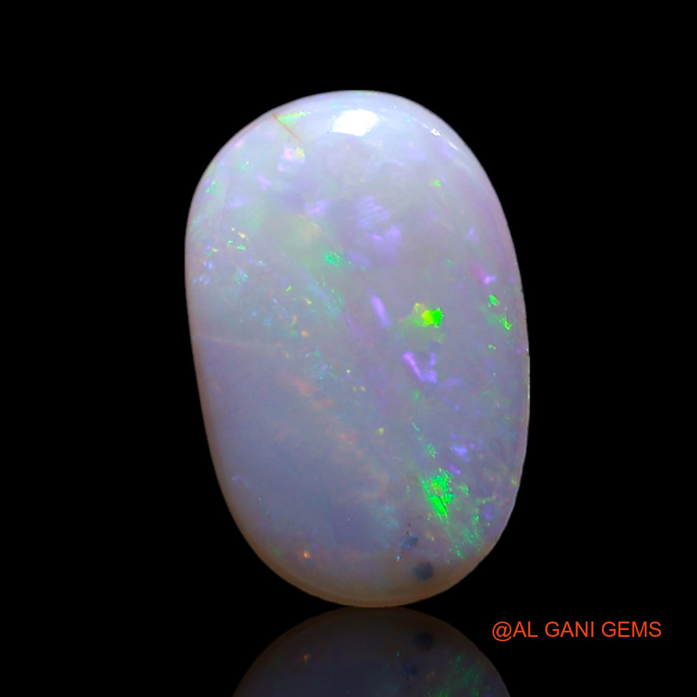 0.90 Cts Natural Australian Fire Opal Loose Gemstone Oval Cabochon 10x8x1 mm AG-151