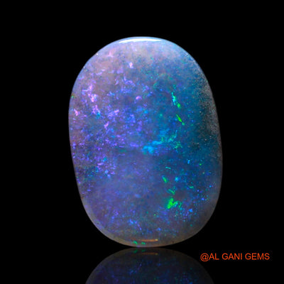 0.60 Cts Natural Australian Fire Opal Loose Gemstone Oval Cabochon 10x7x1 mm AG-152