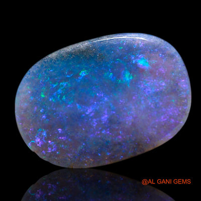 0.60 Cts Natural Australian Fire Opal Loose Gemstone Oval Cabochon 10x7x1 mm AG-152