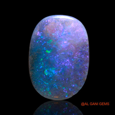 0.60 Cts Natural Australian Fire Opal Loose Gemstone Oval Cabochon 10x7x1 mm AG-152