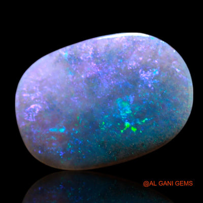 0.60 Cts Natural Australian Fire Opal Loose Gemstone Oval Cabochon 10x7x1 mm AG-152